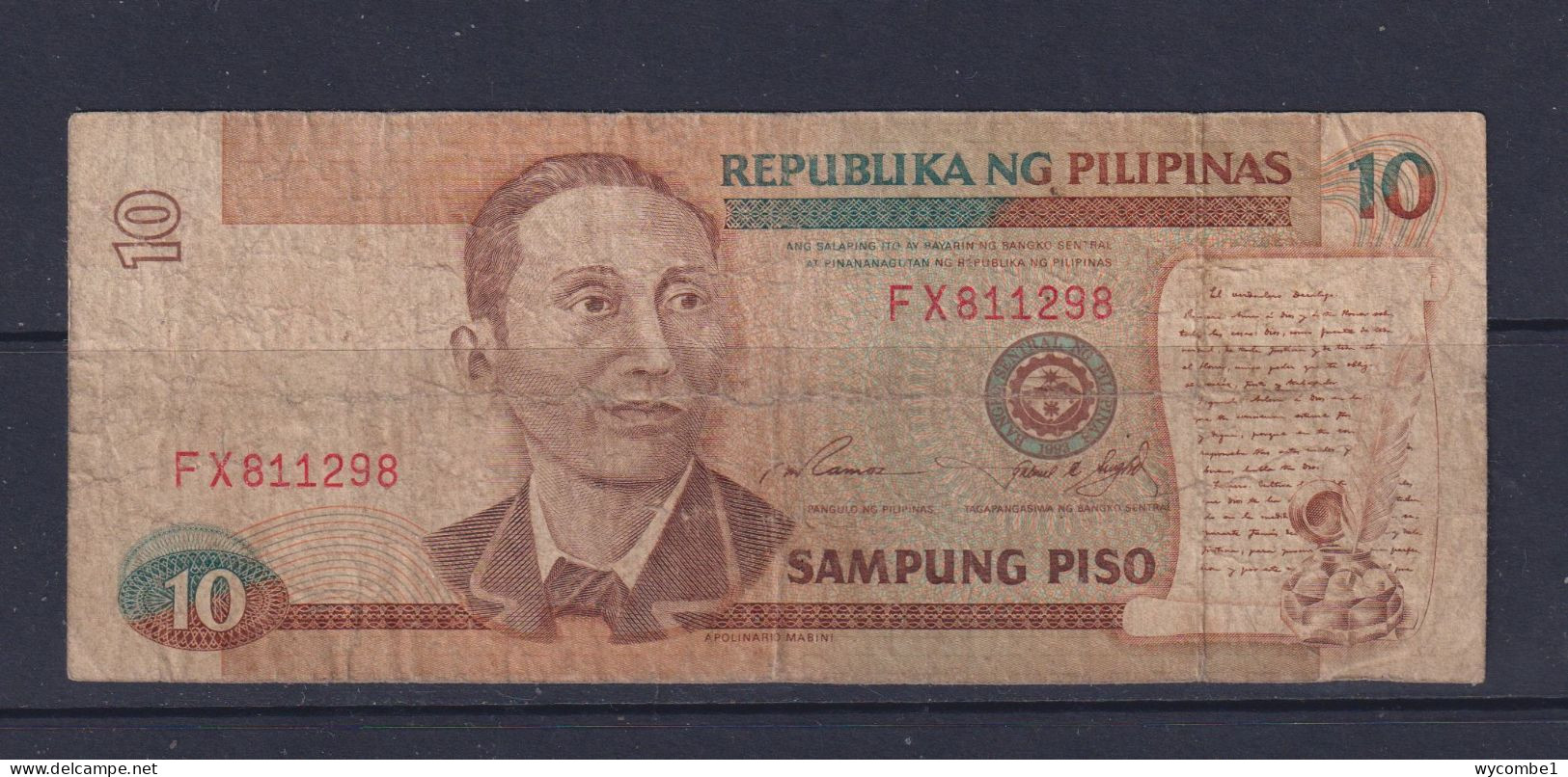 PHILIPPINES - 1985-94 10 Pesos Circulated Banknote - Philippines