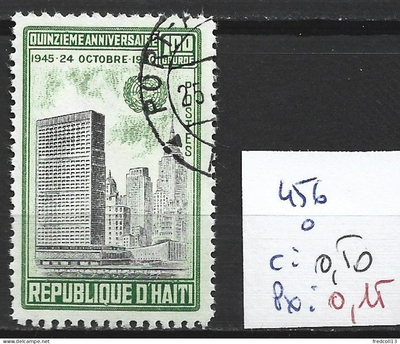 HAÏTI 456 Oblitéré Côte 0.50 € - Haïti