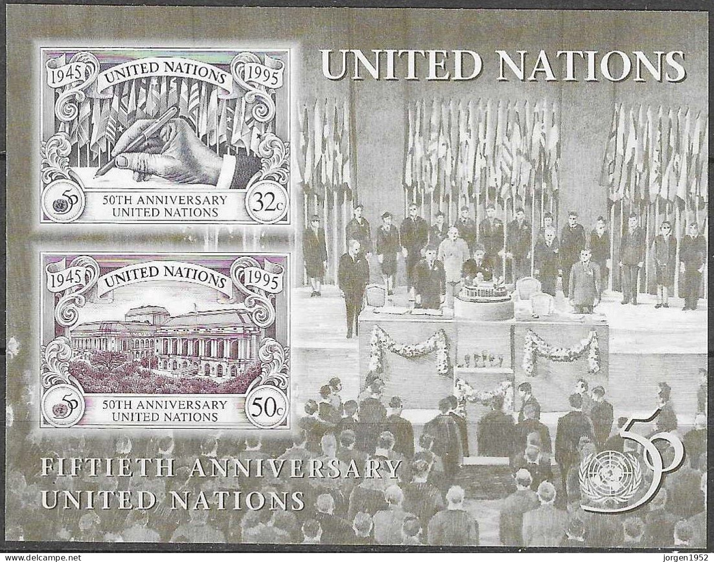 UNITED NATIONS # NEW YORK FROM 1995 STAMPWORLD 687-88** - Nuovi