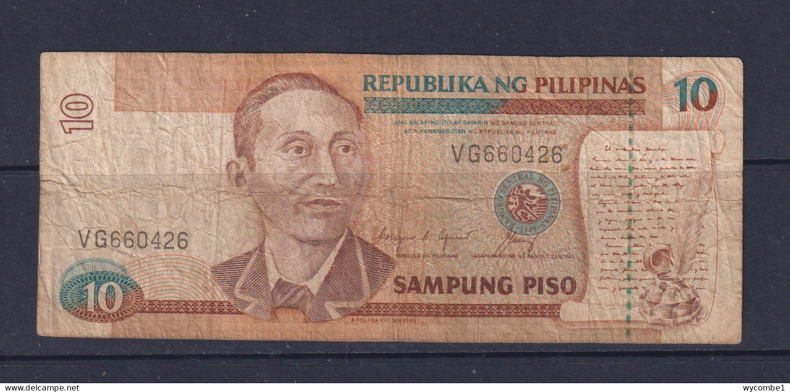 PHILIPPINES - 1985-94 10 Pesos Circulated Banknote - Philippines