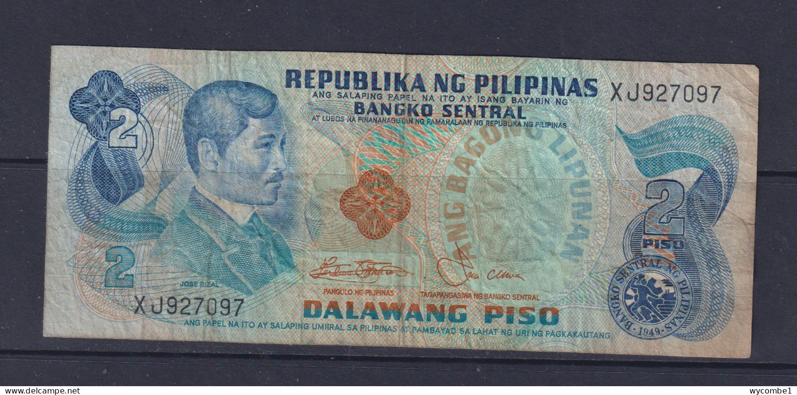 PHILIPPINES - 1975 2 Pesos Circulated Banknote - Philippines