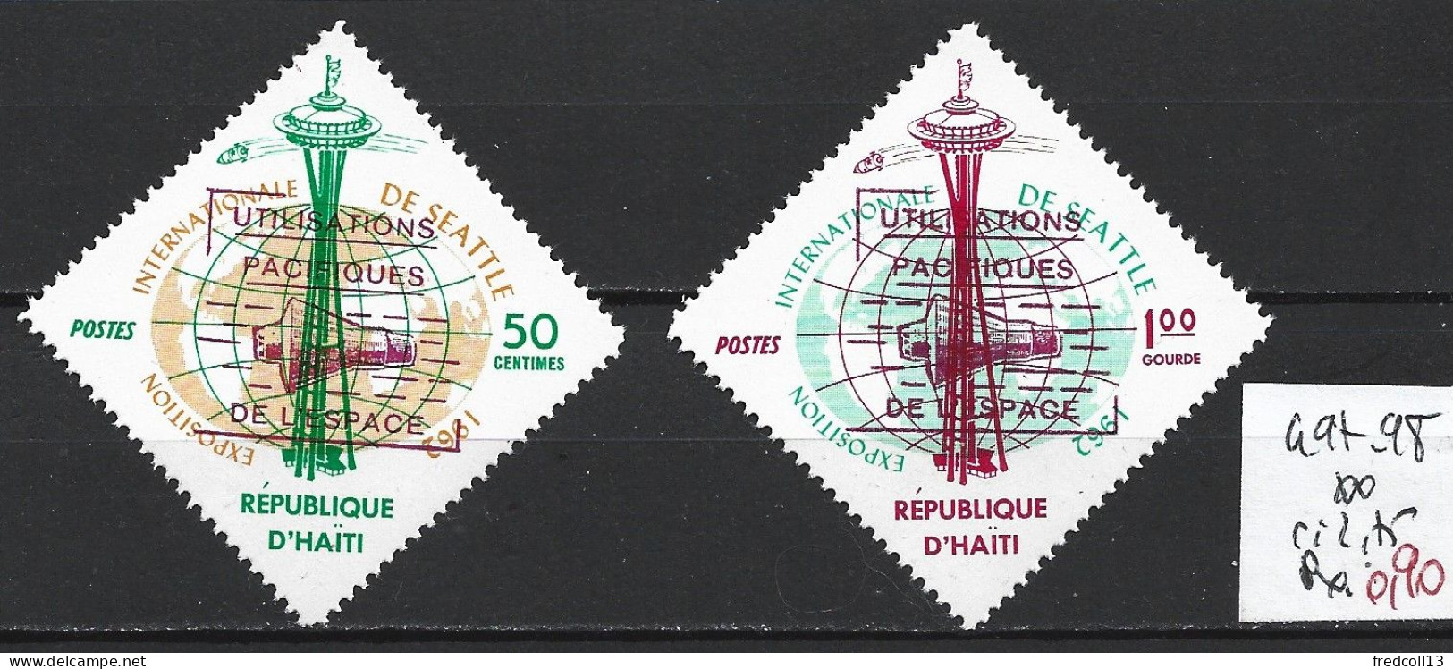 HAÏTI 497-98 ** Côte 2.75 € - Haïti