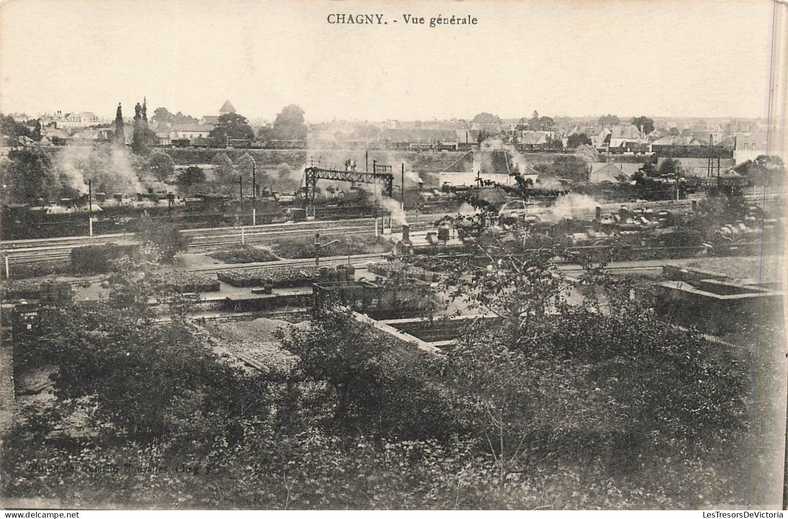 FRANCE - Chagny - Vue Générale - Carte Postale Ancienne - Chagny