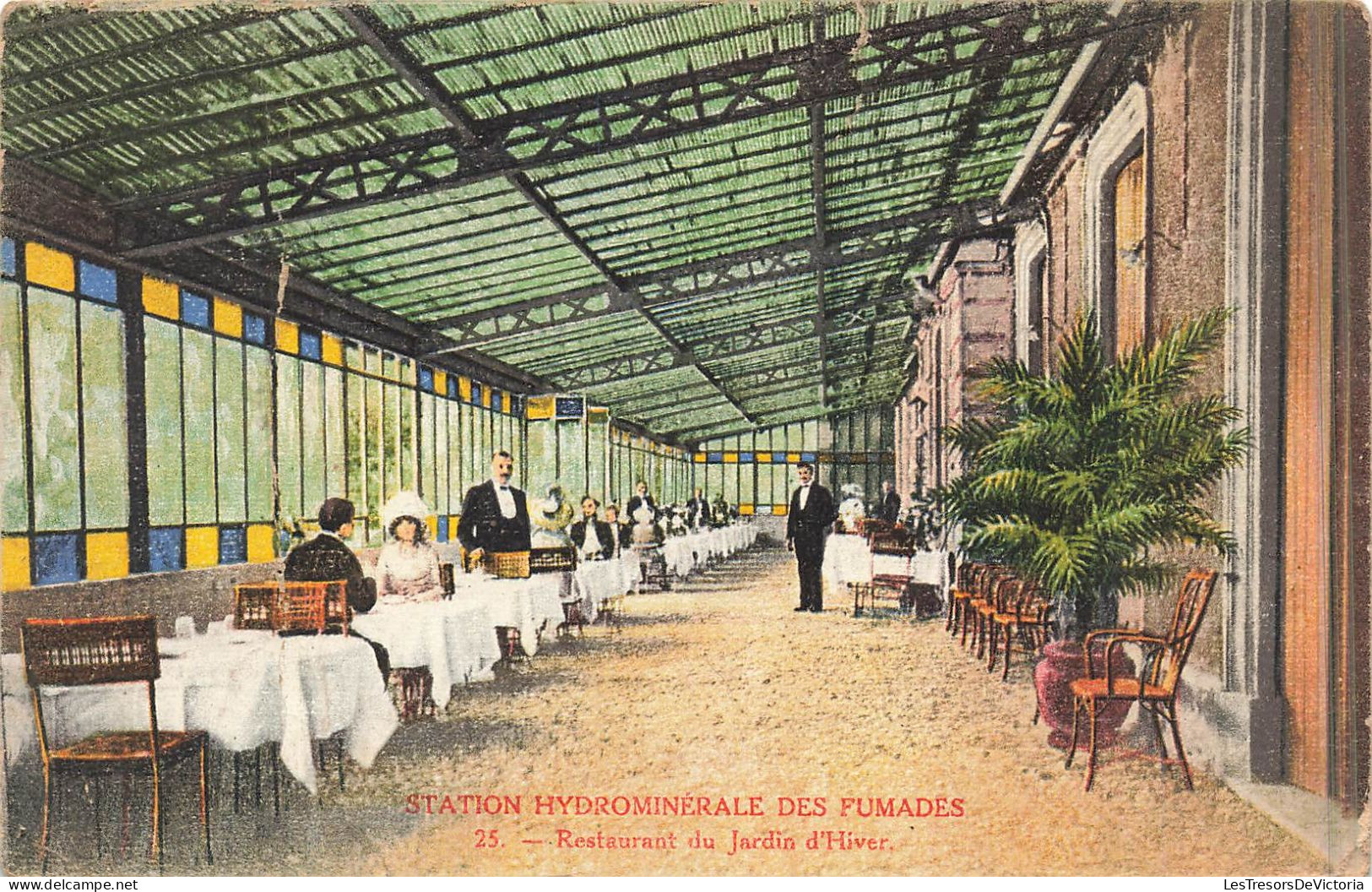 COMMERCE - Restaurant - Station Hydrominérale Des Fumades - Restaurant Du Jardin D'hiver - Carte Postale Ancienne - Restaurants