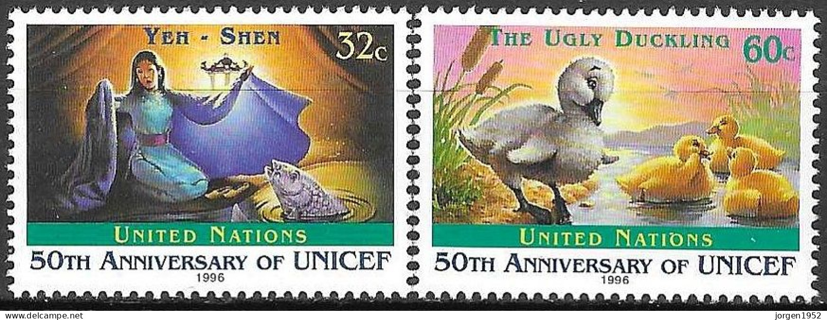 UNITED NATIONS # NEW YORK FROM 1996 STAMPWORLD 720-21** - Nuevos