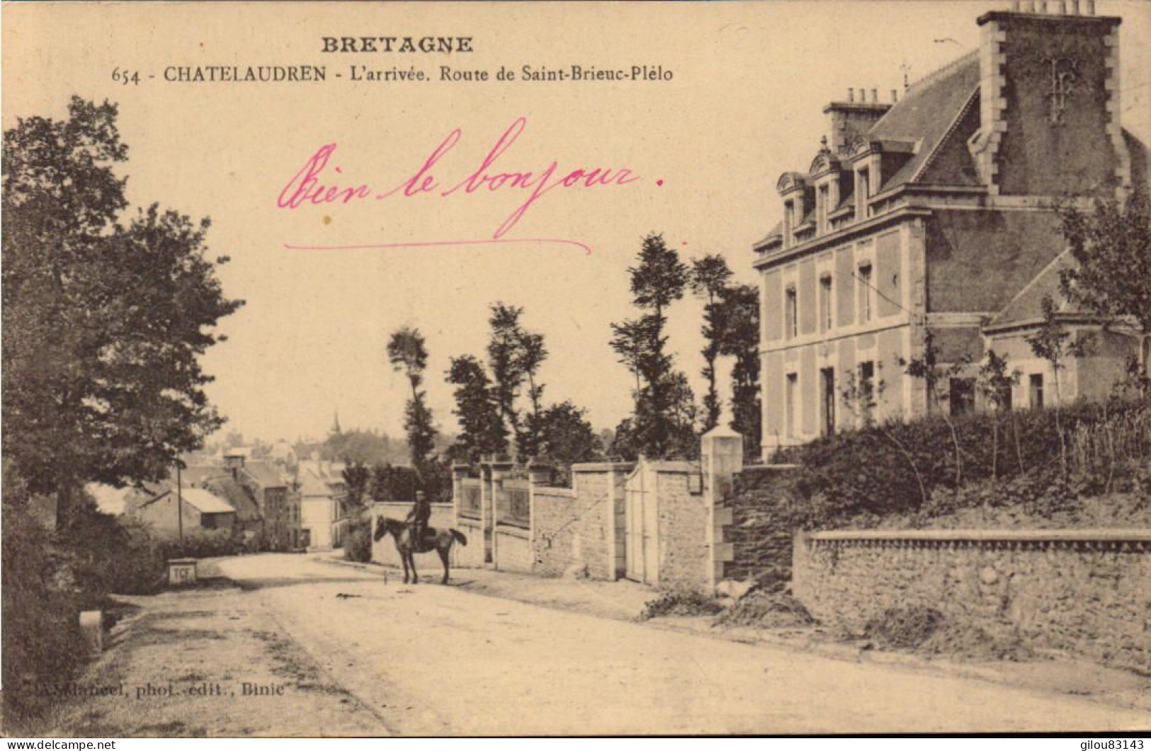 Cotes D Armor, Chatelaudren, L Arrivée , Route De Saint Brieuc-plélo - Châtelaudren