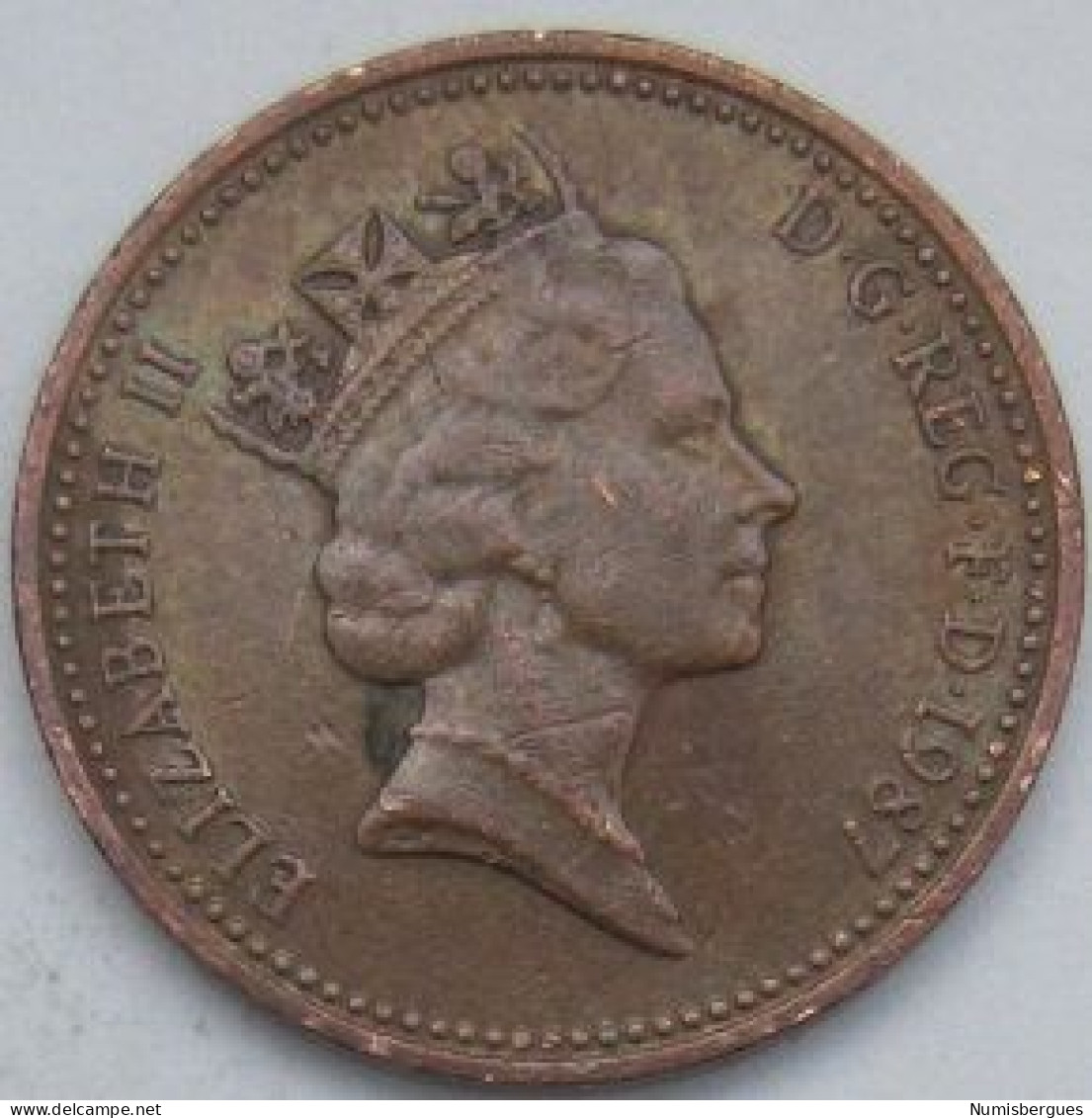 Pièce De Monnaie 1 Penny  1987 - 1 Penny & 1 New Penny