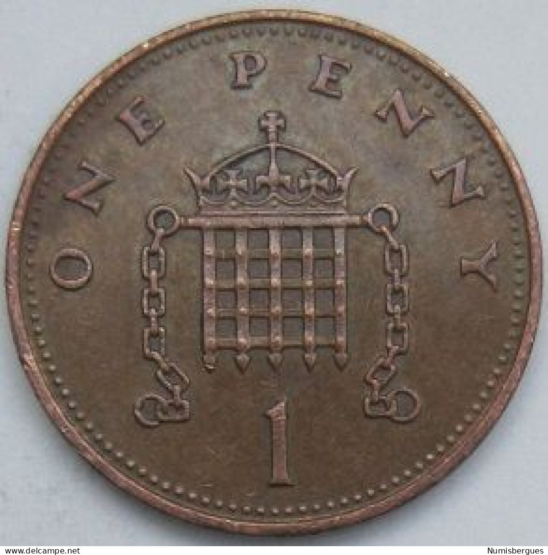 Pièce De Monnaie 1 Penny  1987 - 1 Penny & 1 New Penny