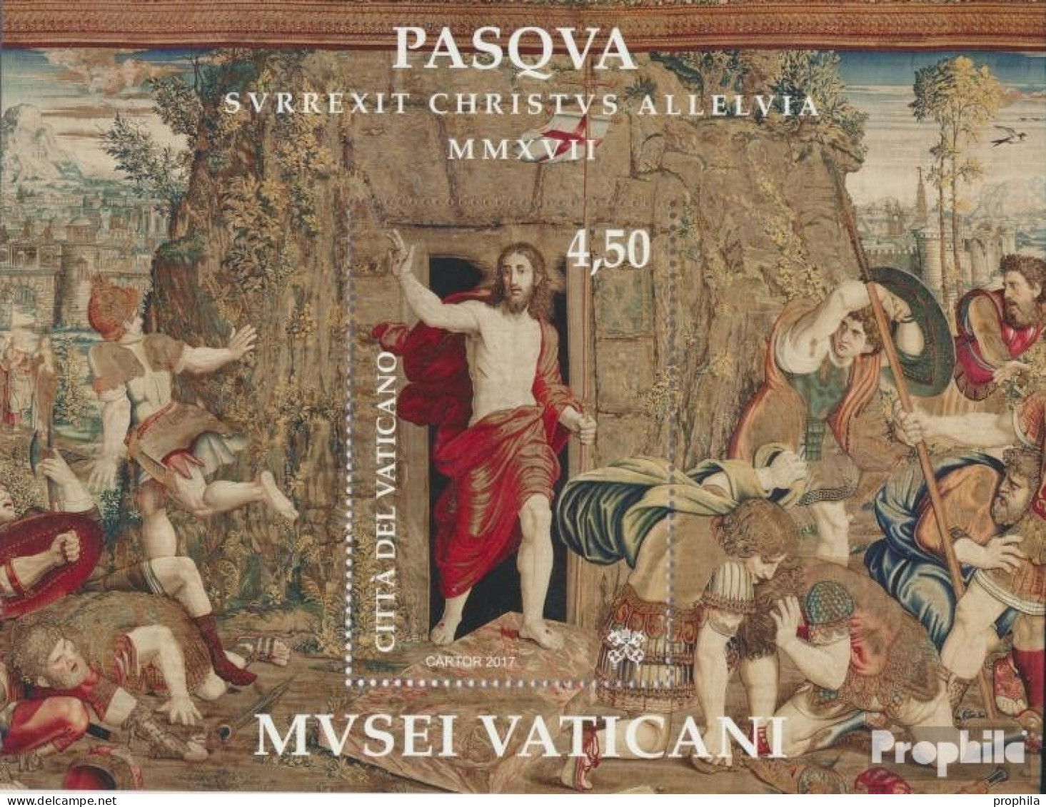 Vatikanstadt Block53 (kompl.Ausg.) Postfrisch 2017 Ostern - Unused Stamps