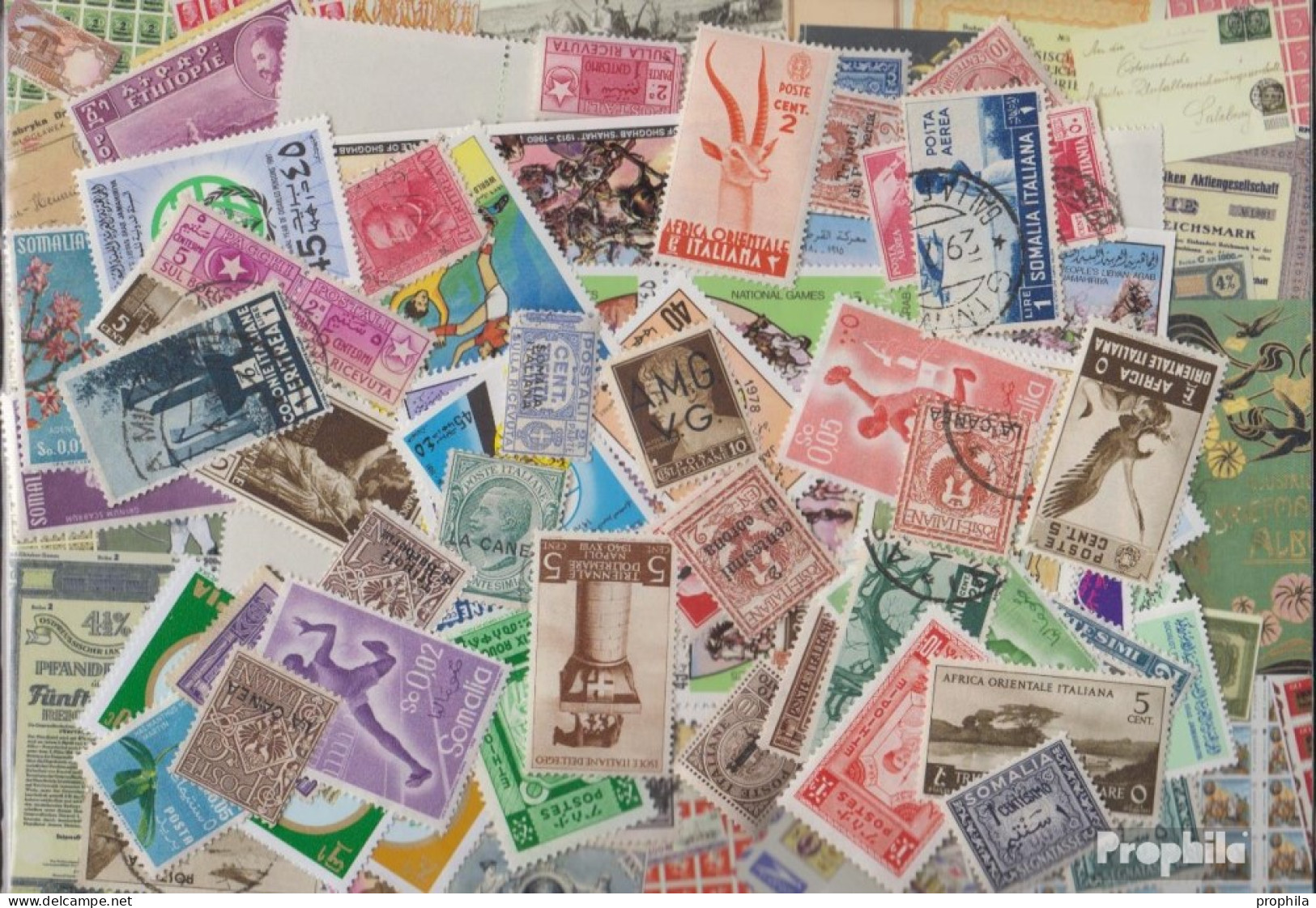 Italien Briefmarken-100 Verschiedene Marken - Collections