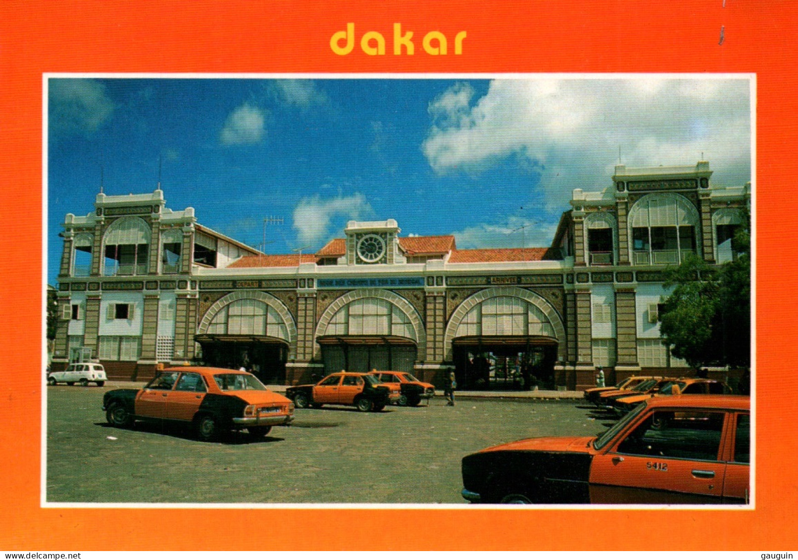 CPM - DAKAR - La Gare (Taxis Sénégalais) - Edition Wakhatilene - Taxis & Droschken