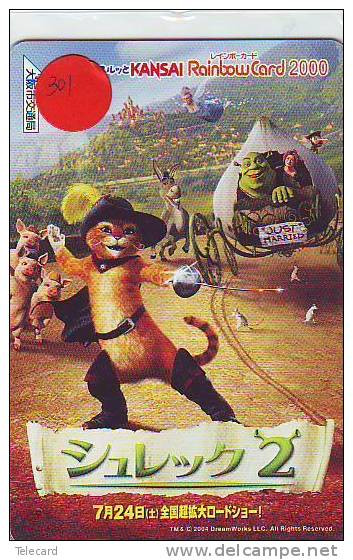 FILM (301) *  * FILM MOVIE CINEMA KINO Sur Prepaidcarte Japon . - Cinema