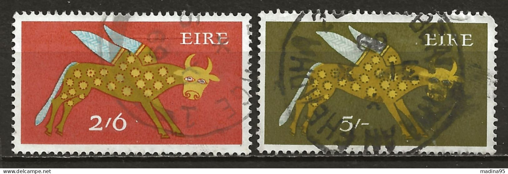 IRLANDE: Obl., N° YT 224 Et 225, Le N° 225 Dt D'angle Crte, AB - Used Stamps
