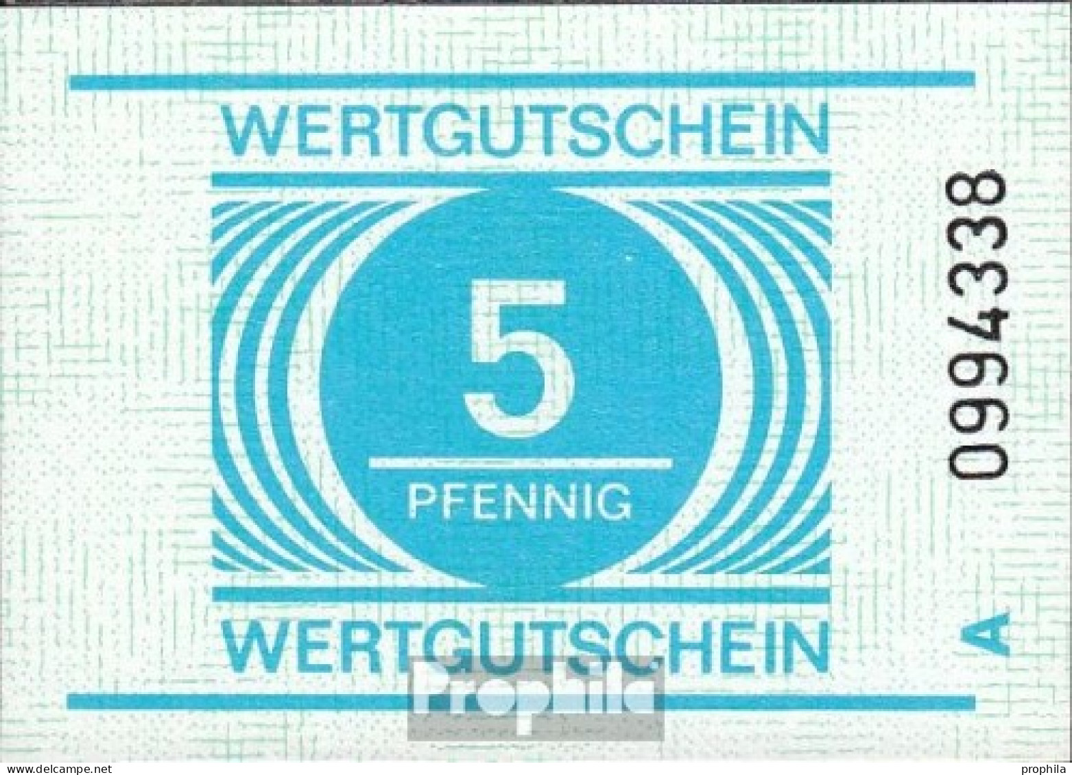 DDR Gefängnisgeld Serie A Bankfrisch 5 Pfennig - Other & Unclassified