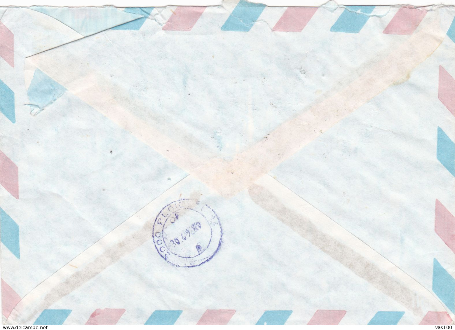 COVERS NICE FRANKING , 1992 ROMANIA - Covers & Documents