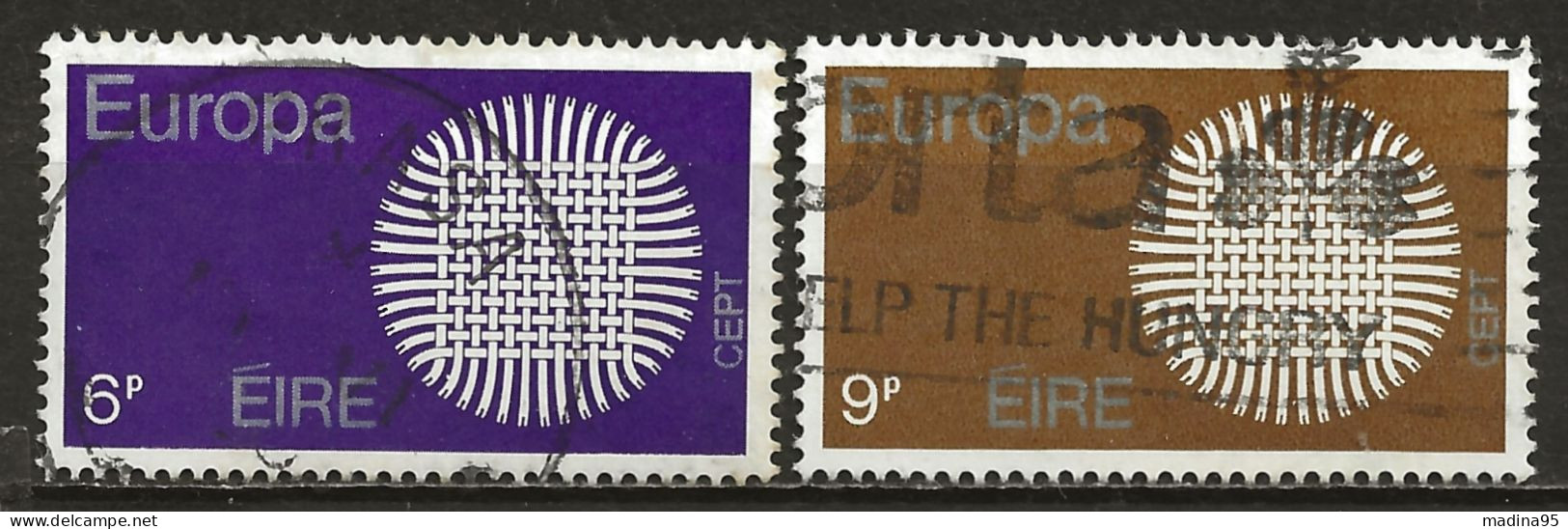 IRLANDE: Obl., N° YT 241 Et 242, Europa, B/TB - Gebraucht