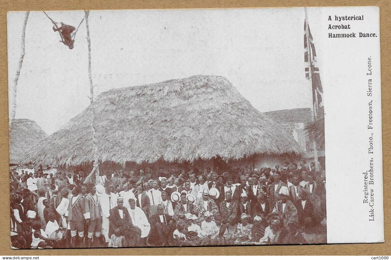 SIERRA LEONE A HYSTERICAL ACROBAT HAMMOCK DANCE N°H078 - Sierra Leone