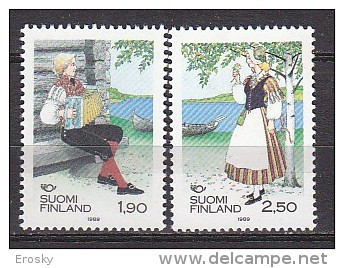 L6143 - FINLANDE FINLAND Yv N°1048/49 ** COSTUMES - Unused Stamps