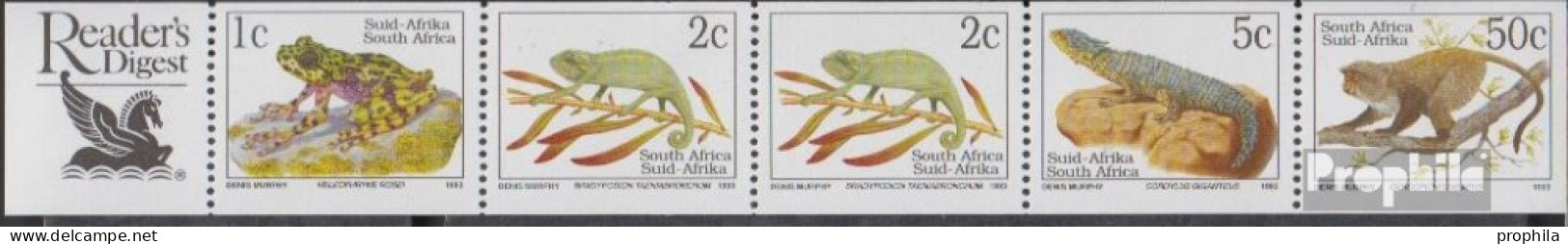 Südafrika WZ5 Postfrisch 1993 Bedrohte Tiere - Unused Stamps