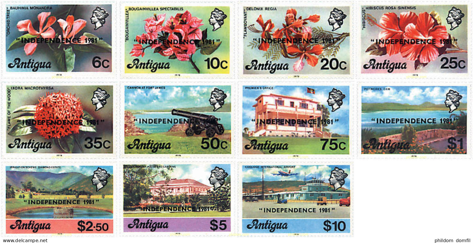 98052 MNH ANTIGUA 1981 MOTIVOS VARIOS - Andere & Zonder Classificatie