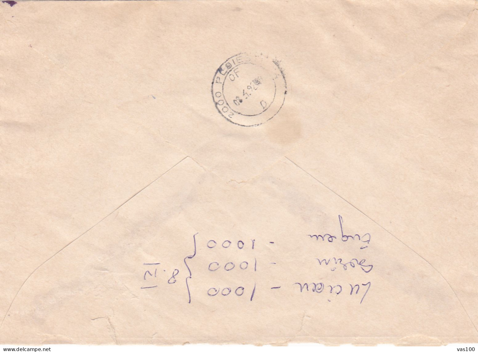 BIRD  COVERS NICE FRANKING , 1992  ROMANIA - Briefe U. Dokumente