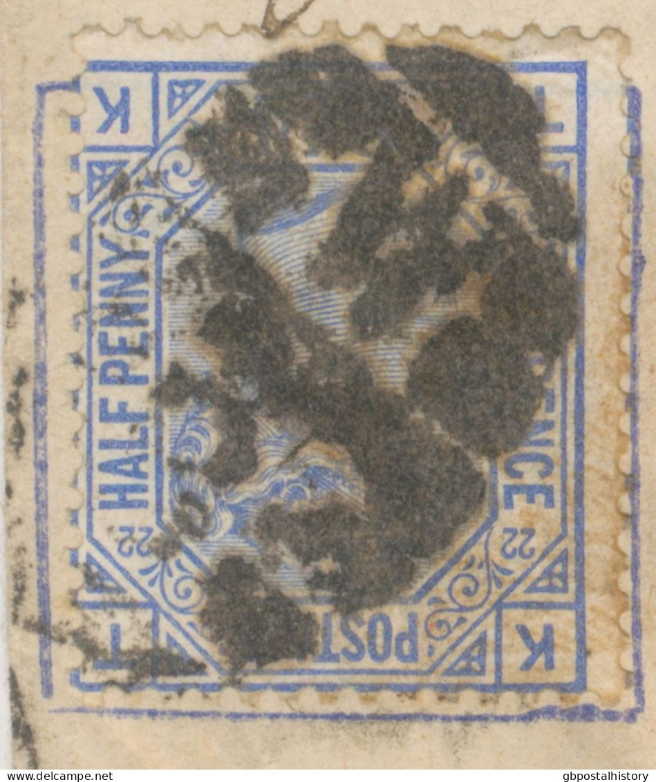 GB 1883, QV 2d Blue Very Fine Registered Letter (RP13) Together With 2½d Blue Pl.22 (TK) With Railway-cancel "PARIS A CA - Storia Postale