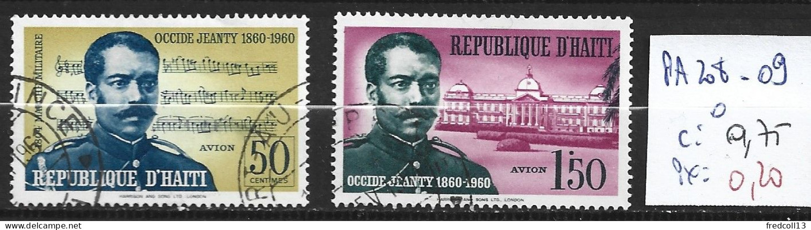 HAÏTI PA 208-09 Oblitérés Côte 0.75 € - Haïti