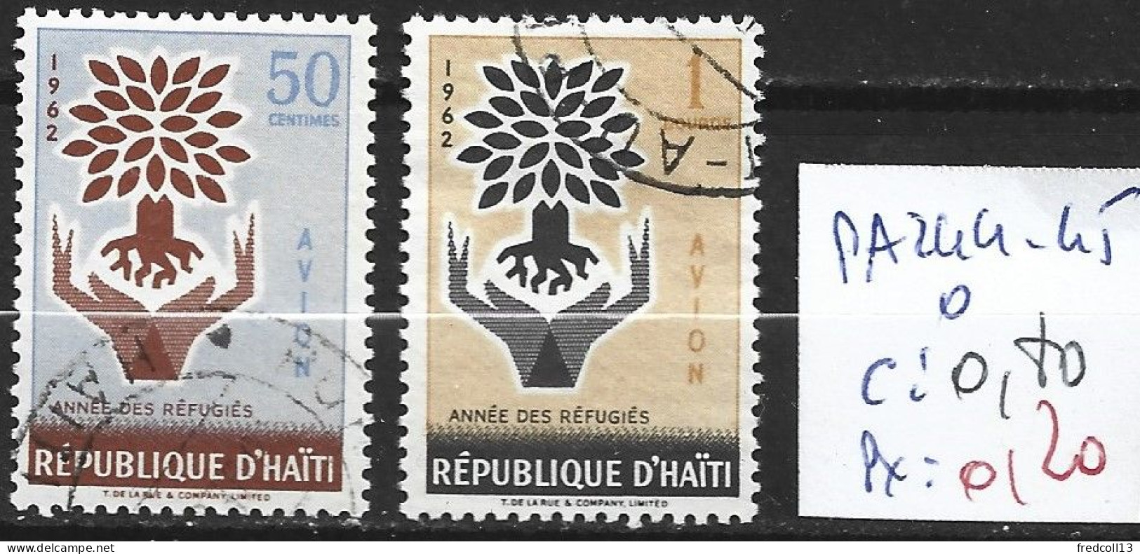 HAÏTI PA 244-45 Oblitérés Côte 0.80 € - Haïti