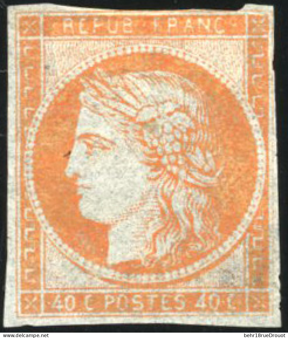 (*) 5 -- Essai Du 40c. S/papier Pelure. TB. - 1849-1850 Cérès