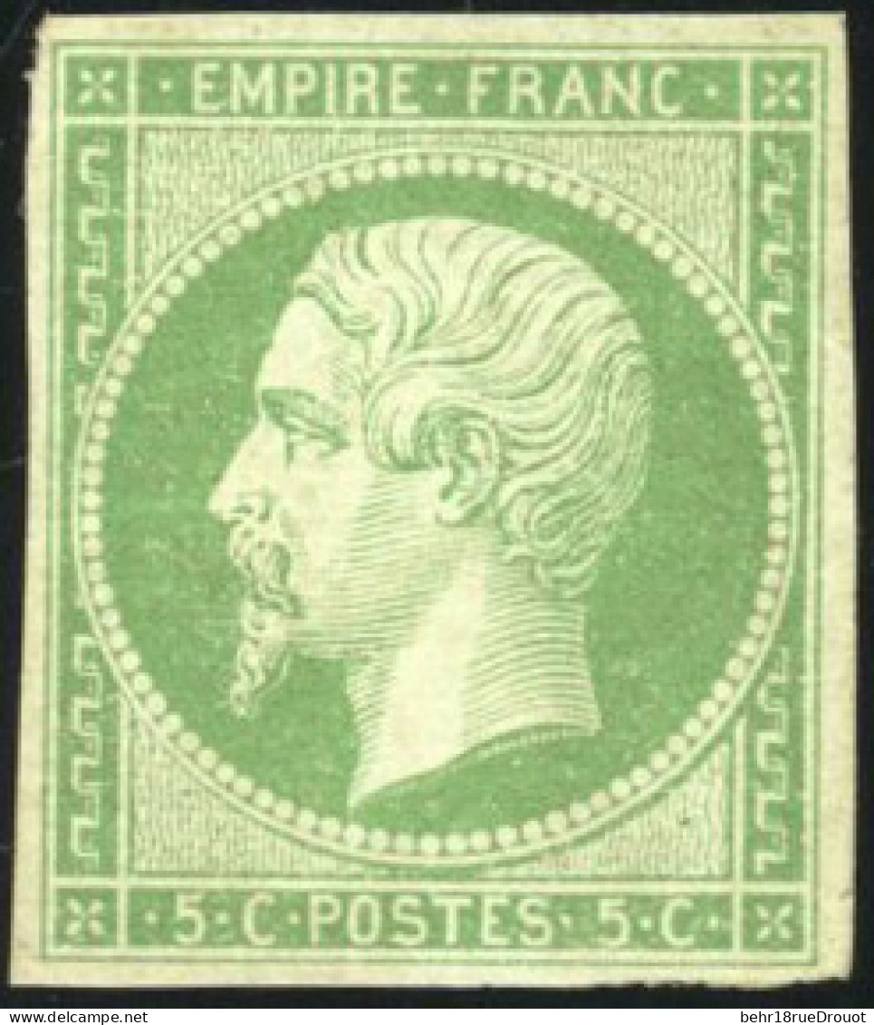 * 12a -- 5c. Vert-jaune. TB. - 1853-1860 Napoleon III