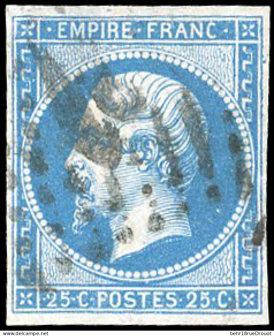 Obl. 15 -- 25c. Bleu. Obl. SUP. - 1853-1860 Napoléon III.