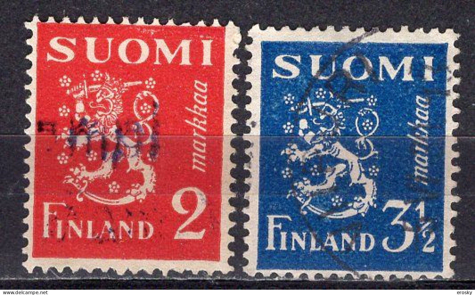 L5236 - FINLANDE FINLAND Yv N°192/93 - Used Stamps