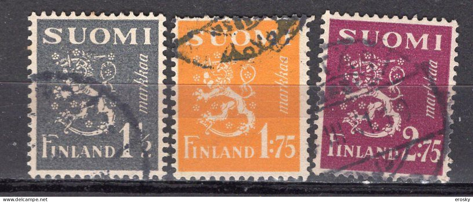 L5242 - FINLANDE FINLAND Yv N°222/24 - Used Stamps