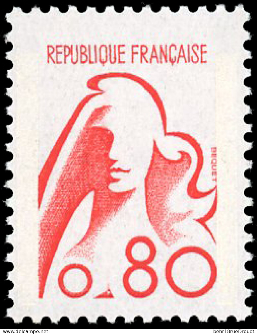 ** 1841B -- Marianne De Béquet. 80c. Rouge Vermilloné. SUP. - Other & Unclassified