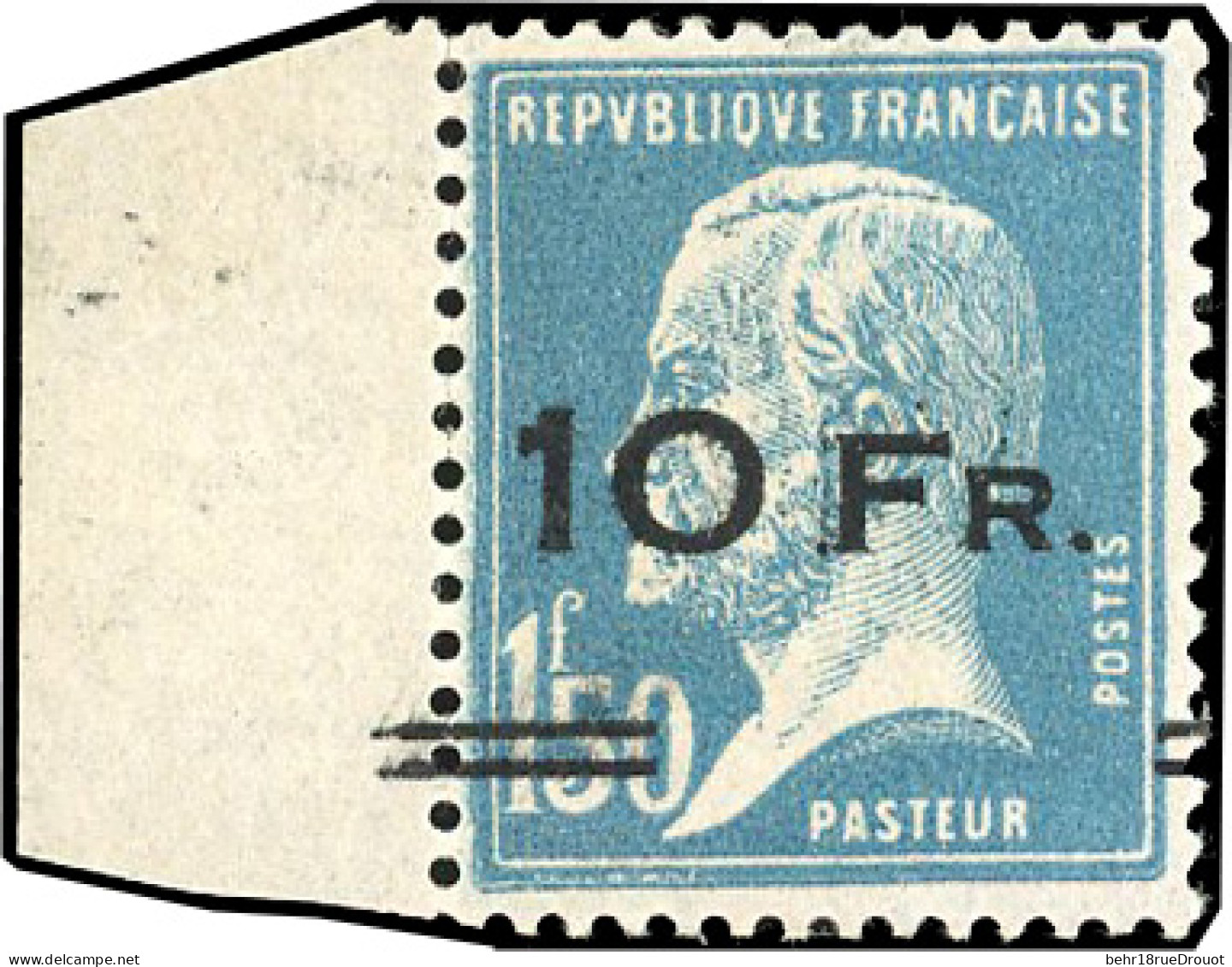 * 4 -- 10F. S/1F.50. Pasteur Bleu. Bon Centrage. Petit BdeF. SUP. - Other & Unclassified