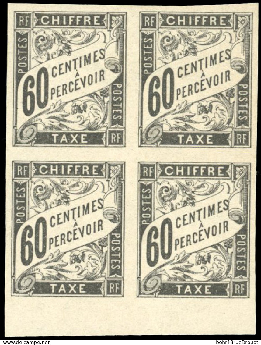 * 1/11 +15 -- Timbres-Taxe. 12 Valeurs. Bloc De 4. TB. - Andere & Zonder Classificatie