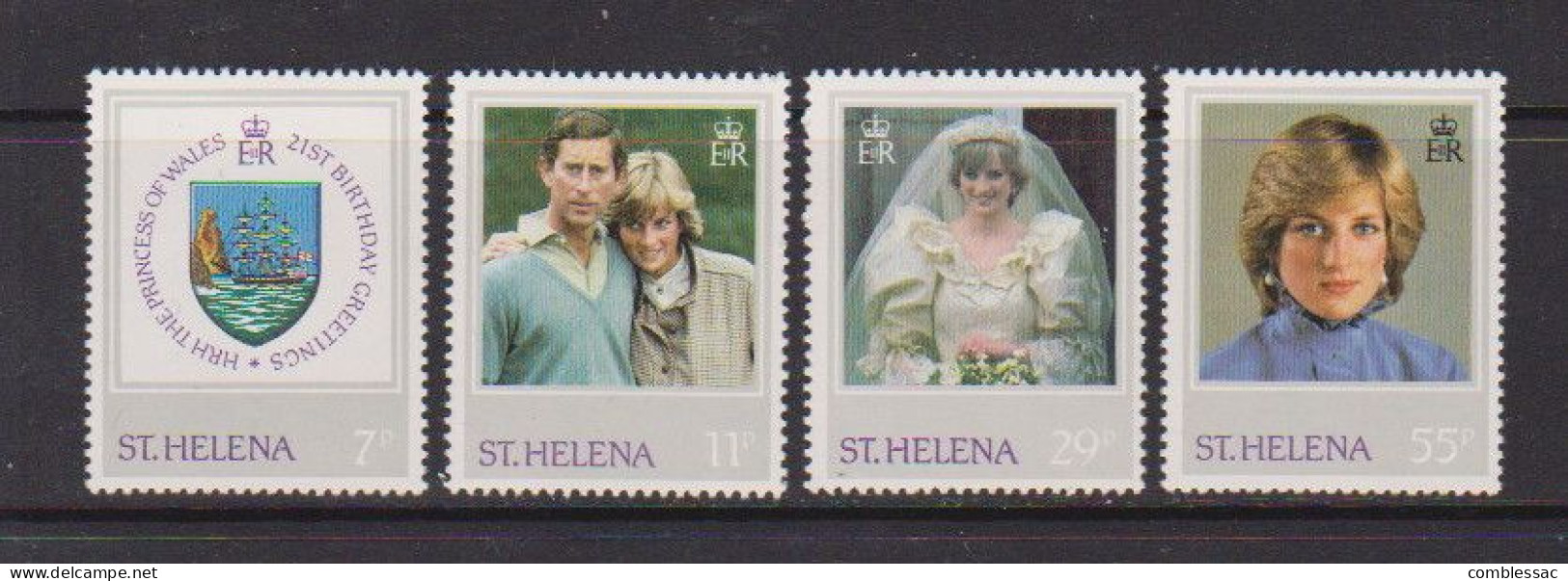 SAINT HELENA    1982    21st  Birthday  Of  Princess  Of  Wales    Set  Of  4     MH - Saint Helena Island