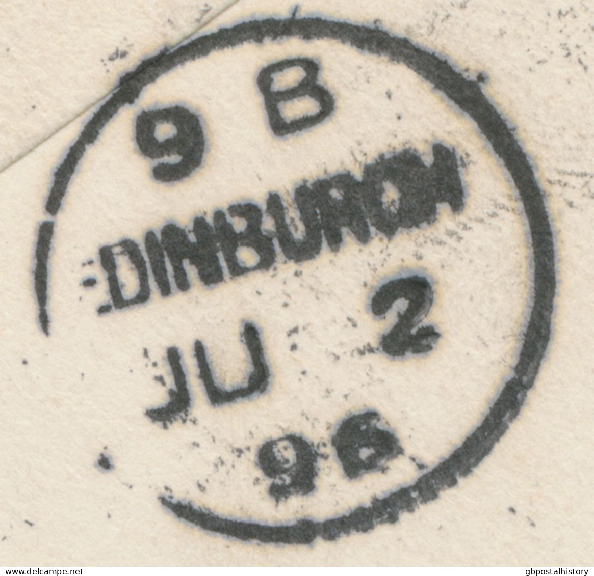 GB 1896, QV 1d Lilac 16 Dots Sound Used On Very Fine Cover With Barred Duplex-cancel "LONDON-W. / W / 7" (Western Distri - Briefe U. Dokumente