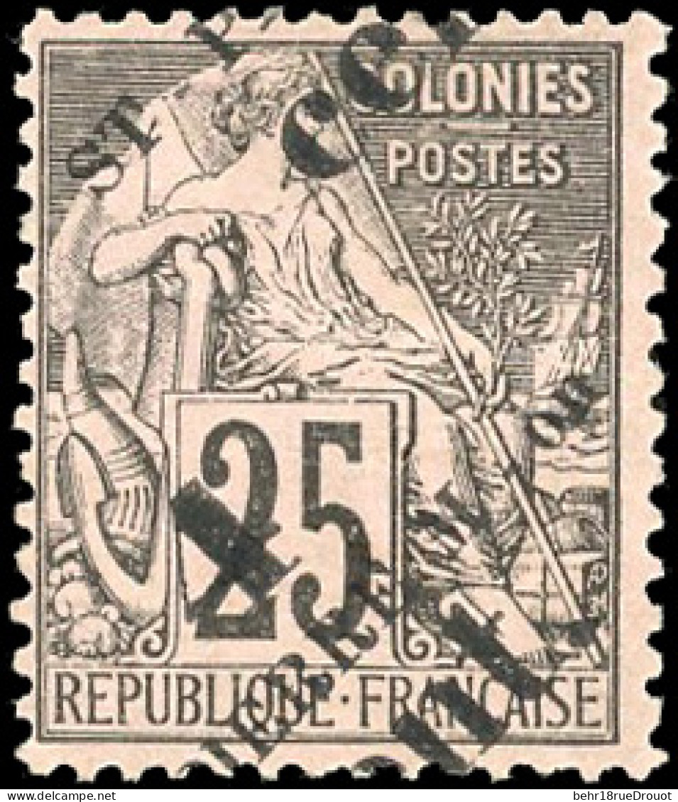 * 37b -- 1c. S/25c. Surcharge à Cheval. TB. - Other & Unclassified