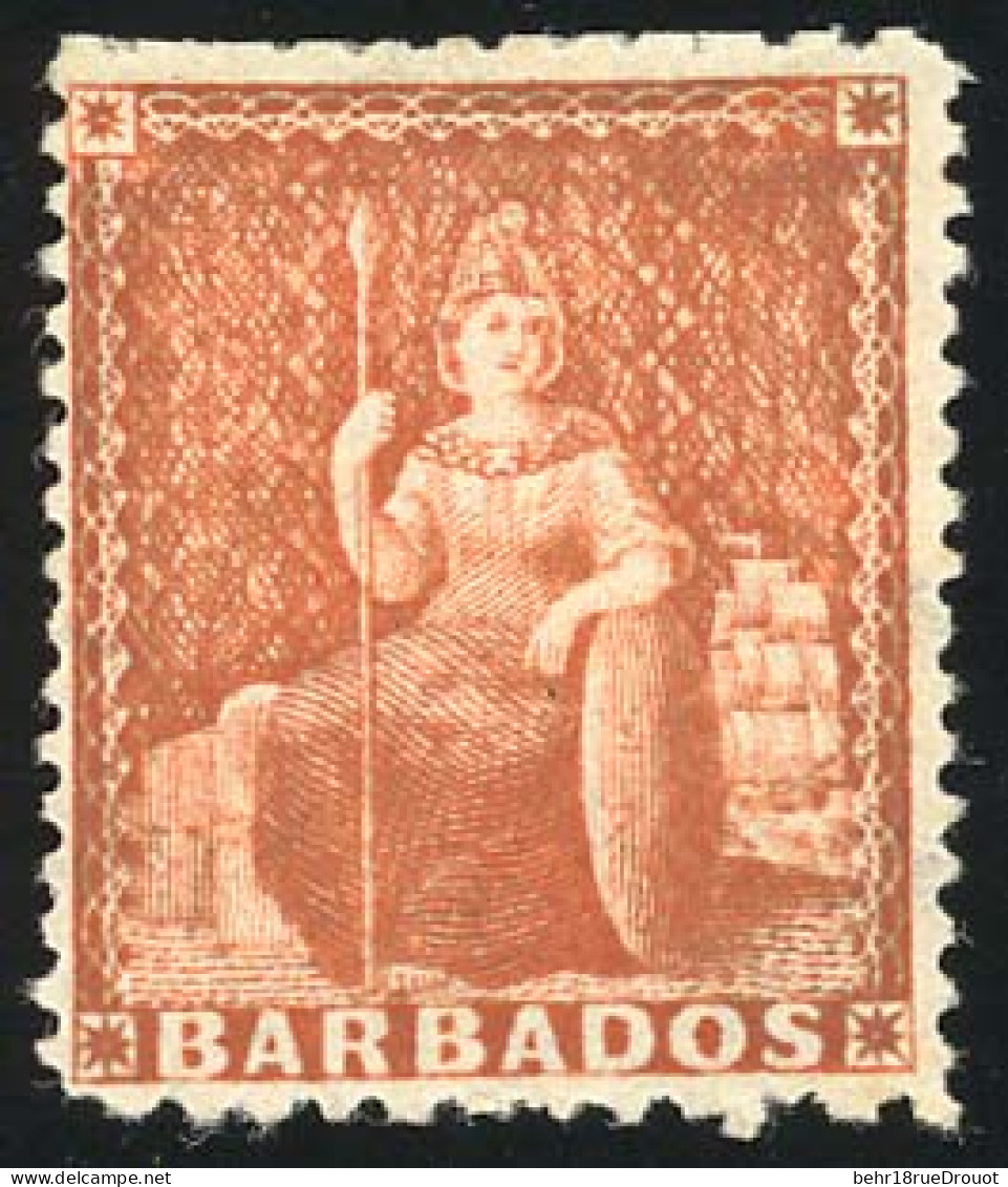 * SG#59 -- 4d. Vermilion. SUP. - Barbados (...-1966)