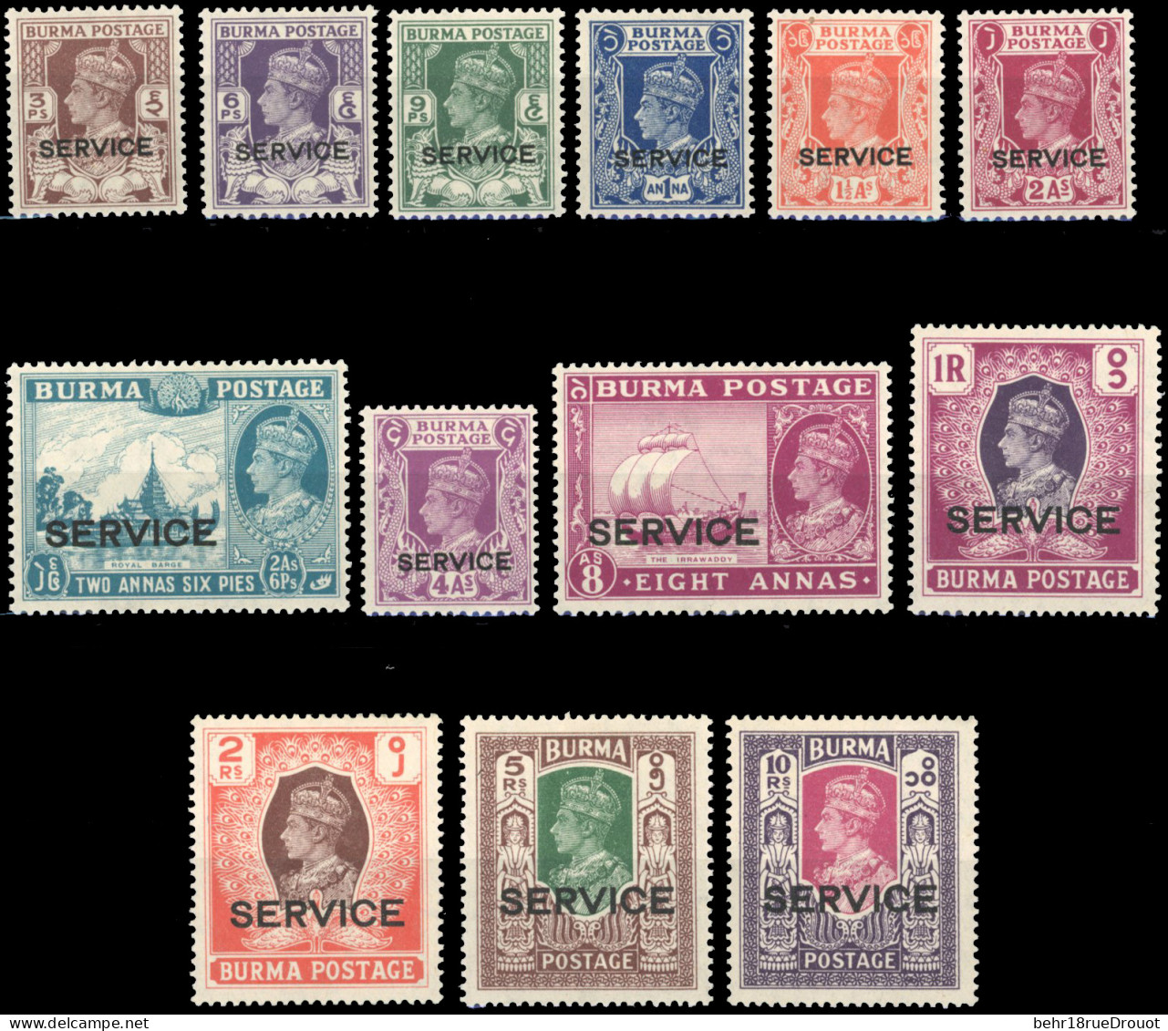* SG#O28/O40 -- Official Stamps. + O41/O53. 2 Complet Sets. 26 Values. VF. - Brunei (...-1984)
