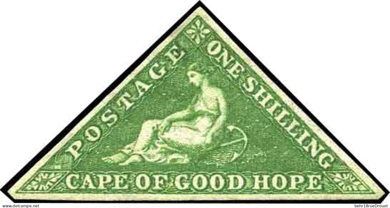 * SG#8 -- 1s. Bright Yellow-green. White Paper. SUP. - Kap Der Guten Hoffnung (1853-1904)