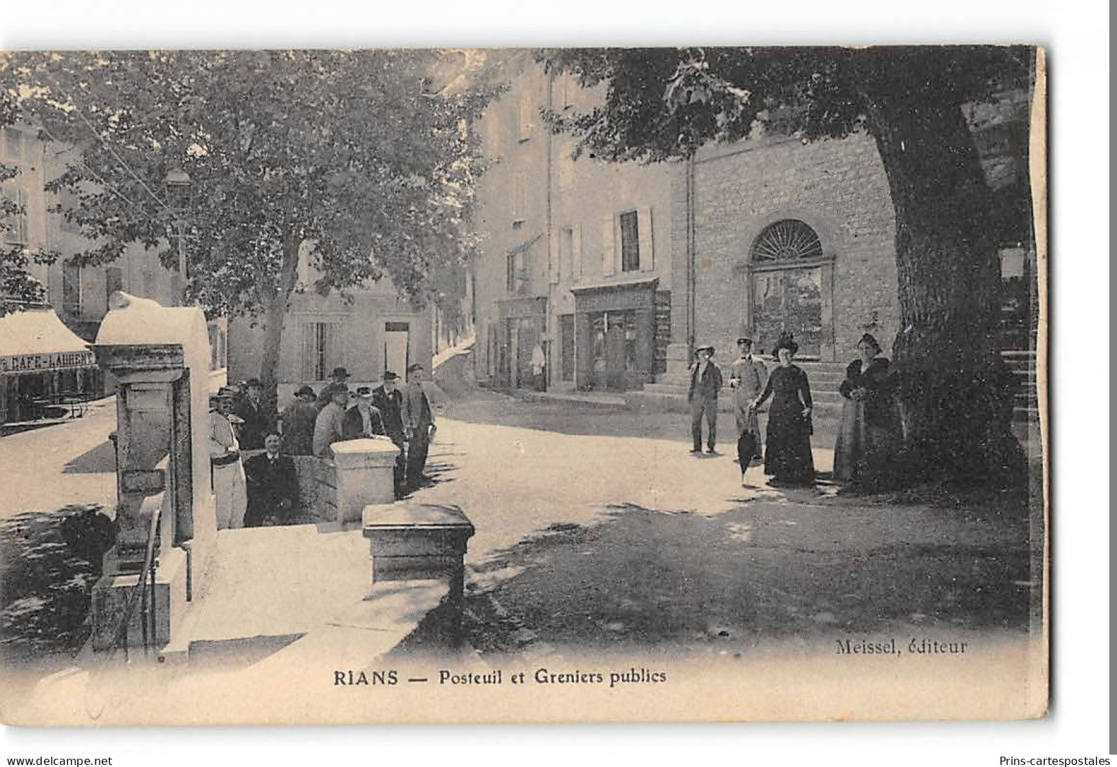 CPA 83 Rians Posteuil Et Greniers Publics - Rians