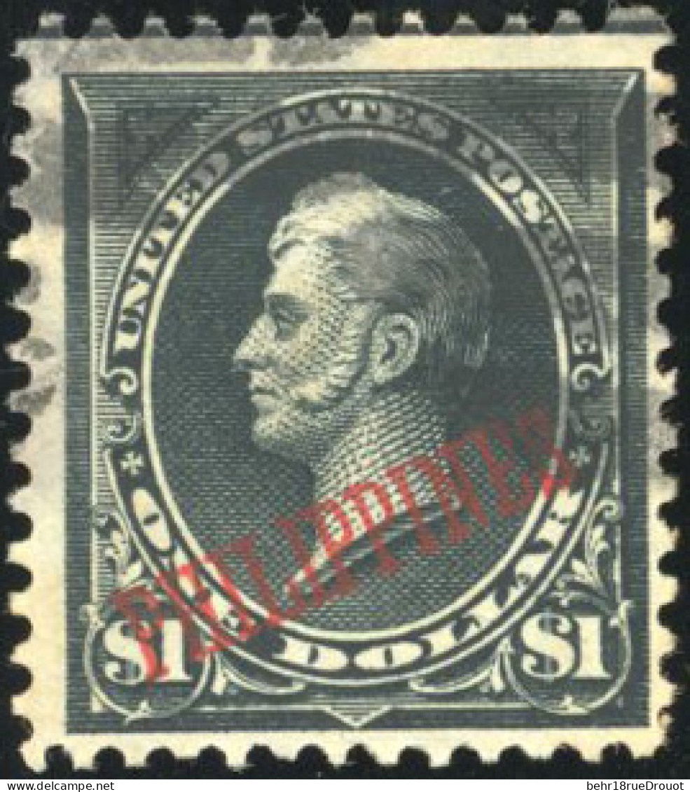 Obl. 186 -- 1$. Noir. Obl. TB. - Philippines