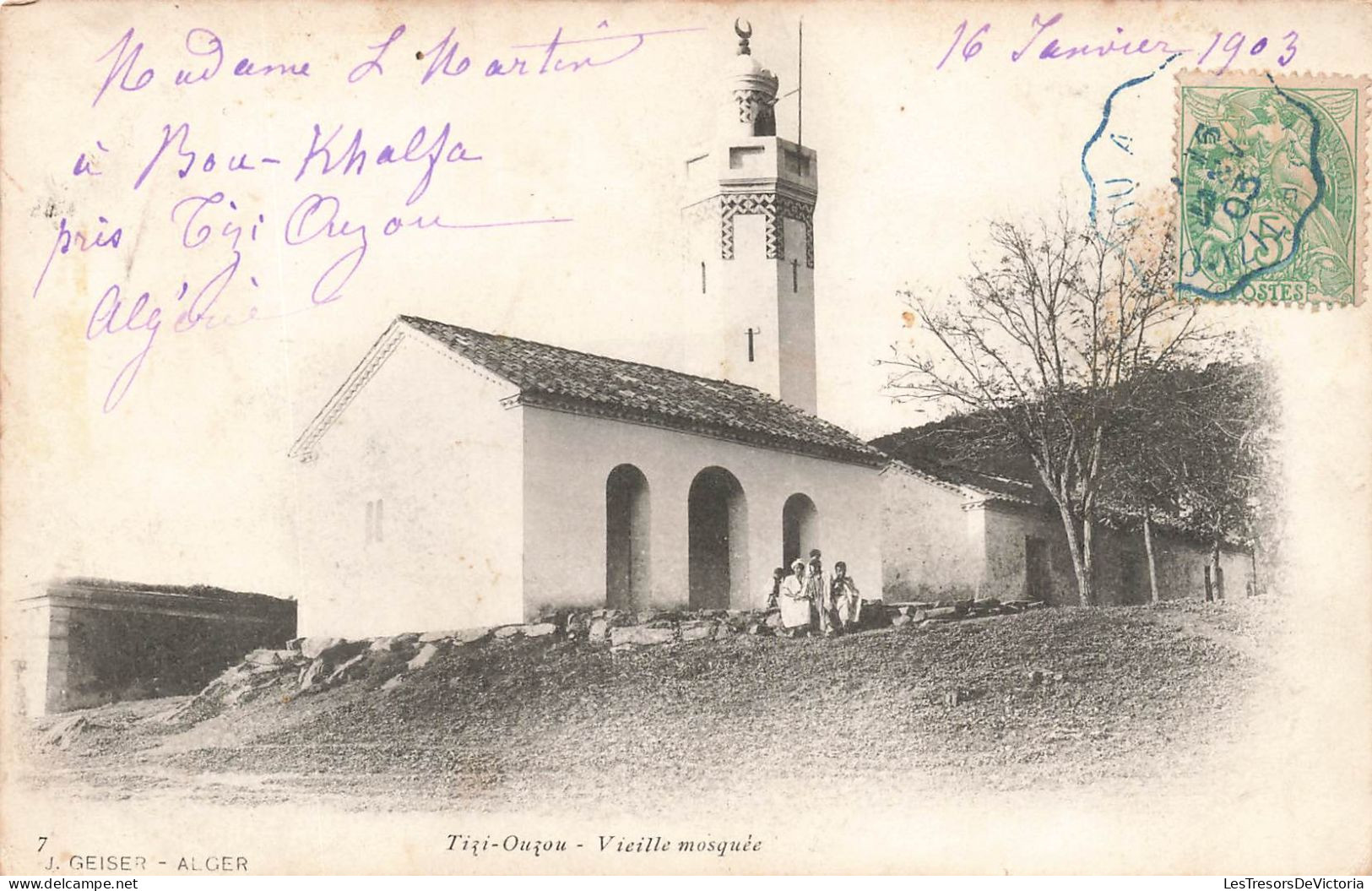 ALGÉRIE - Tizi Ouzou - Vieille Mosquée - Carte Postale Ancienne - Tizi Ouzou