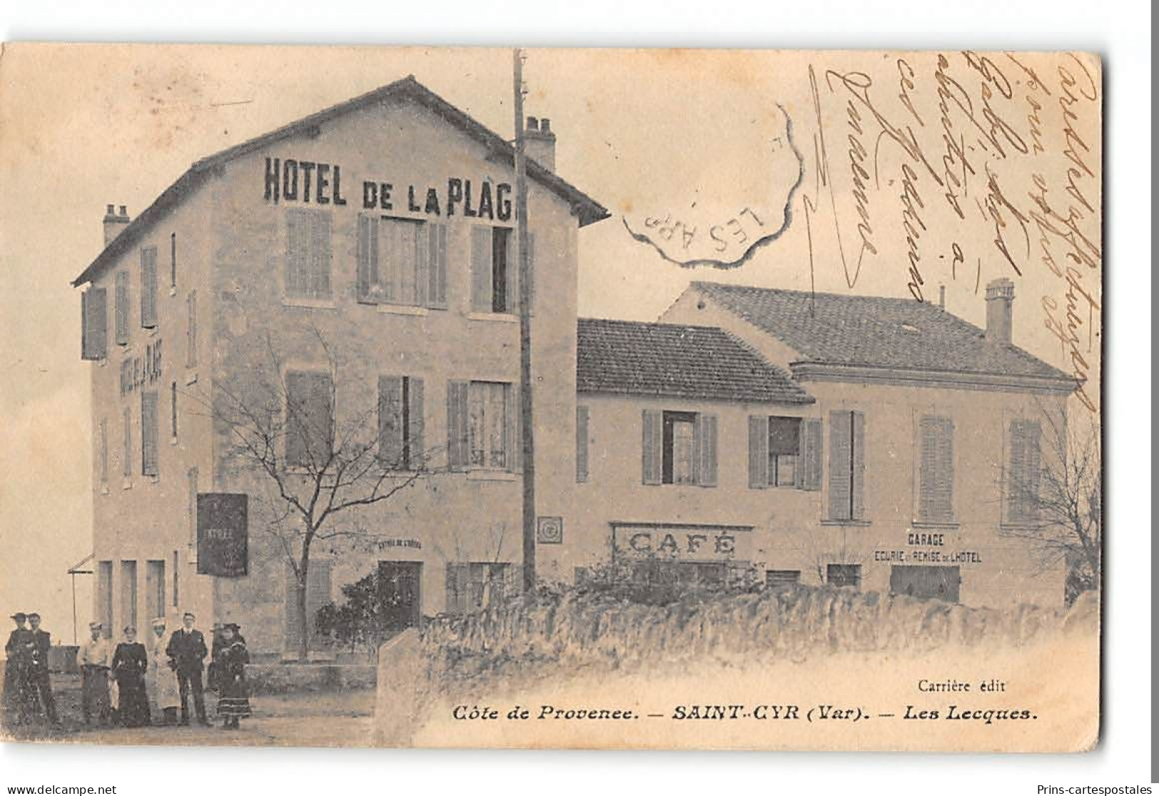 CPA 83 Saint Cyr Les Lecques Hotel De La Plage - Saint-Cyr-sur-Mer
