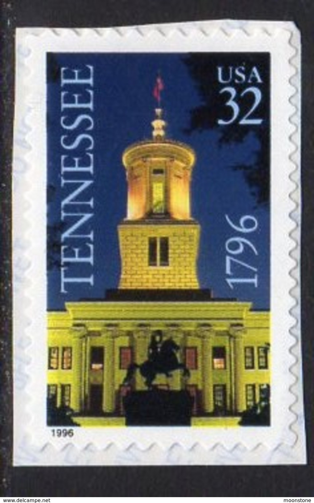 USA 1996 Bicentenary Of Tennessee Statehood, Self-adhesive Gum, MNH (SG 3206) - Unused Stamps