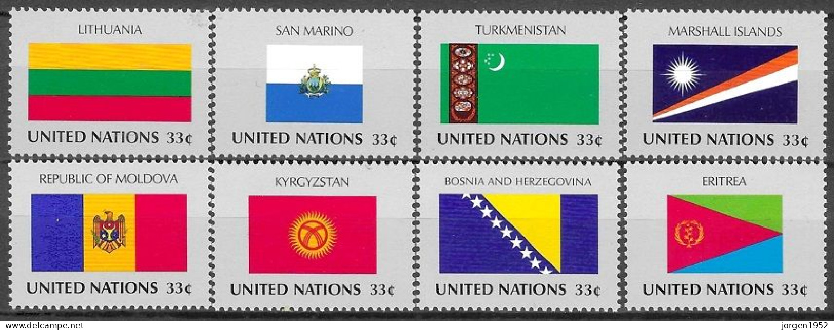 UNITED NATIONS # NEW YORK FROM 1999 STAMPWORLD 797-804** - Neufs