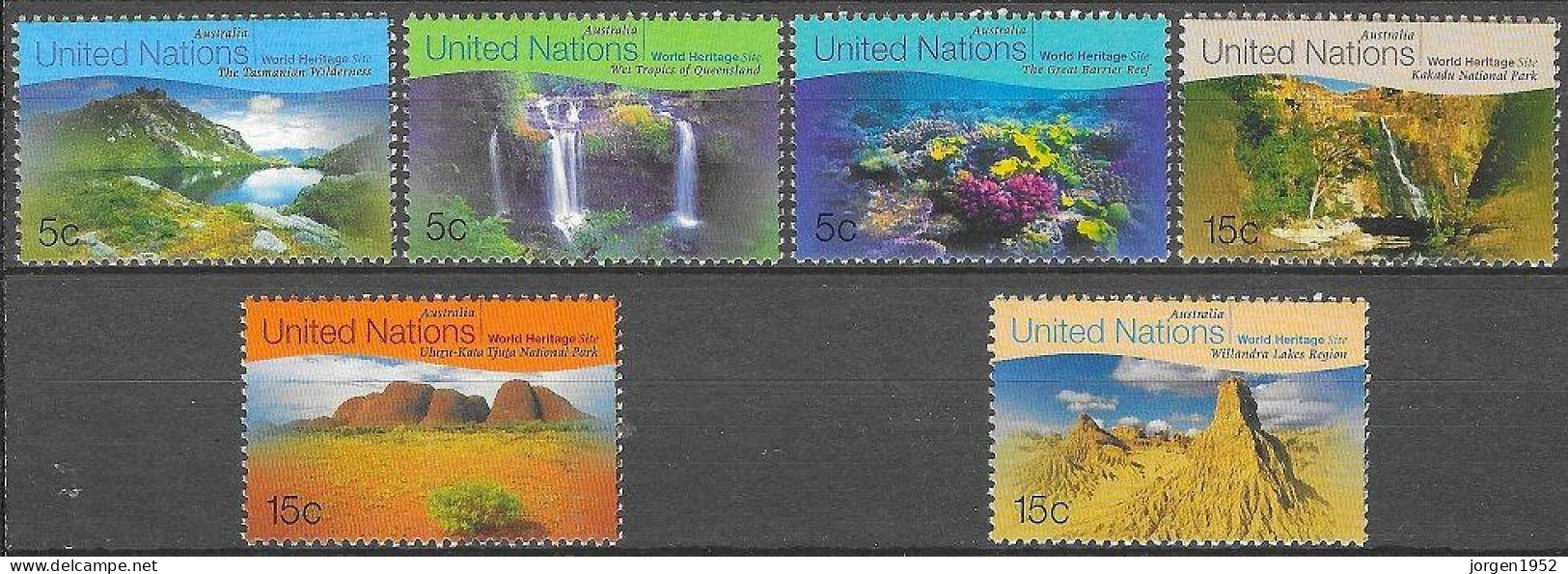 UNITED NATIONS # NEW YORK FROM 1999 STAMPWORLD 809-14** - Neufs