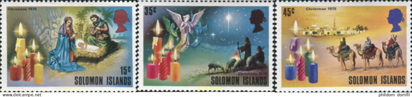 358961 MNH SALOMON 1975 NAVIDAD - Salomonseilanden (...-1978)